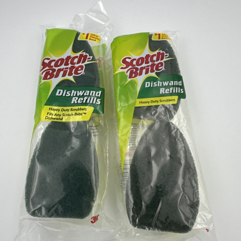 Scotch Brite Heavy Duty Dishwand 2 Refills 2 Pack 4‎ Refills in total